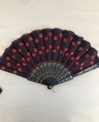 Fan with sparkles S 0026(6053)