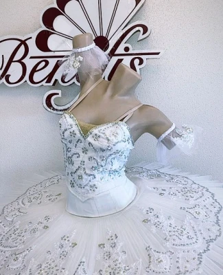 Costum de balet Marie, Clara Spărgătoarea de nuci Pas de deux Frumoasa Adormită Zâna Coppelia F 0511(2855)