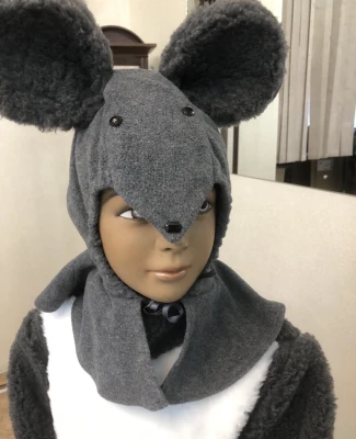 Headdress Rat Head Mask Mouse Nutcracker Rat Fight S 0169