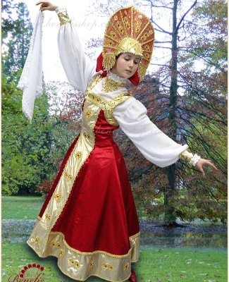 Russian folk costume “Berezka” for round dances R 0115B