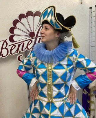 Stage ballet costume Harlequinade F 0312B