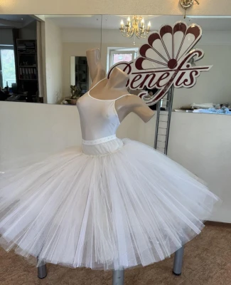 Professional basic romantic tutu with basque T 0003(3072)