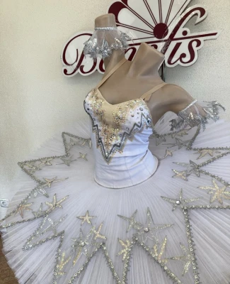 Costum de balet Marie, Clara Zână Dragee Sugar Prun Zână Spărgătorul de Nuci Pas de deux Frumoasa Adormită Coppelia P 0202(1753)