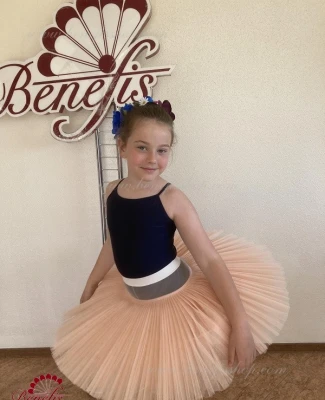Extra lightweight rehearsal tutu with hoops T 0001B(2761)