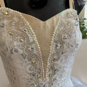 Costum de balet Fulgi de zăpadă Dans Vals Spărgător de nuci Valsul florilor F 0107C - image 7