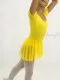 Short sleeve leotard with the skirt A 0007C - image 3