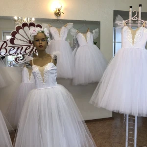 Costum de balet scena Fulgi de nea Vals Spărgător de nuci Frumoasa Adormită F 0078 - image 55
