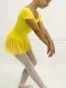 Short sleeve leotard with the skirt A 0007C - image 4