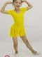 Short sleeve leotard with the skirt A 0007C - image 5