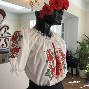 National moldavian blouse J 0392(4076) - image 6