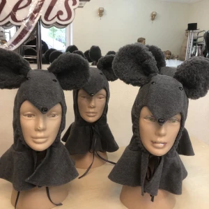 Headdress Rat Head Mask Mouse Nutcracker Rat Fight S 0169 - image 5