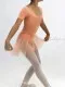 Short sleeve leotard with the skirt A 0007C - image 9