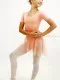 Short sleeve leotard with the skirt A 0007C - image 10