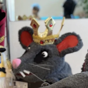 Headdress Rat King Head Mask Mouse Nutcracker Rat Fight S 0093A - image 15