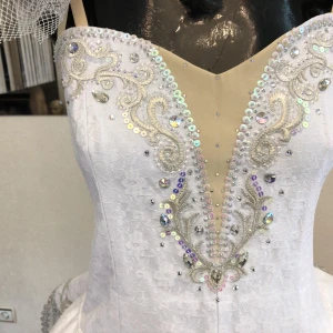 Costum de balet Fulgi de zăpadă Dans Vals Spărgător de nuci Valsul florilor F 0107 - image 55