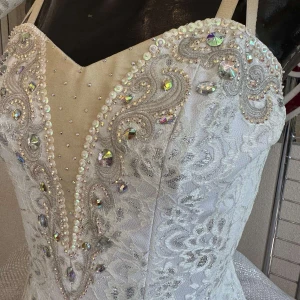 Costum de balet Fulgi de zăpadă Dans Vals Spărgător de nuci Valsul florilor F 0107C - image 6