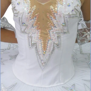 Ballet Costume Snowflakes Scene Snow Marie, Clara The Nutcracker Pas de deux P 0202B - image 4