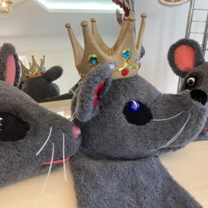 Headdress Rat King Head Mask Mouse Nutcracker Rat Fight S 0093 - image 11