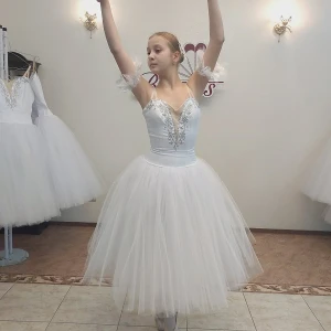 Costum de balet scena Fulgi de nea Vals Spărgător de nuci Frumoasa Adormită F 0078 - image 34