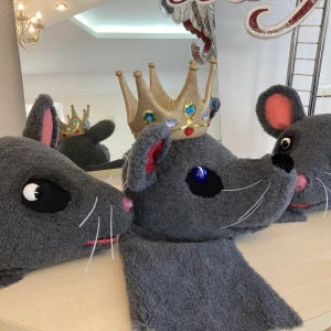 Headdress Rat King Head Mask Mouse Nutcracker Rat Fight S 0093 - image 9