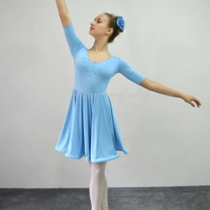 Leotard with the skirt A 0033A - image 4