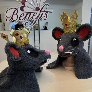 Headdress Rat King Head Mask Mouse Nutcracker Rat Fight S 0093A - image 7