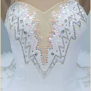 Ballet Costume Snowflakes Scene Snow Marie, Clara The Nutcracker Pas de deux P 0202B - image 9