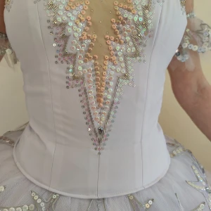 Ballet costume Marie/Clara scene snow 2 act.  snowflakes Nutcracker P 0202A - image 14