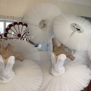 Extra  lightweight rehearsal tutu with hoops T 0001B - image 28