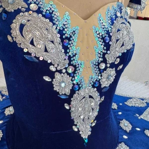 Ballet costume Queen of Snowflakes Nutcracker F 0093 - image 43
